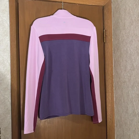 NWT Thrive Societe Womens Loganberry Zip Colorblock Jacket - Picture 2 of 5